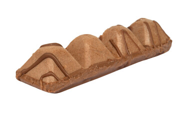 Bonbon sweets candy chocolate waffle isolated on the white background