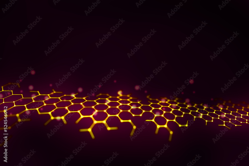 Poster cyber big data flow. blockchain data fields. network line connect stream. concept of ai technology, 