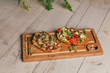 grilled salmon with vegetables