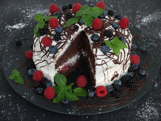 Die Waldbeertorte