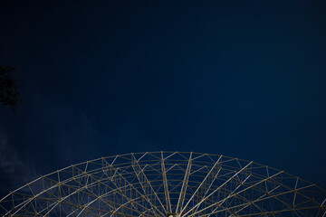 ferris wheel at sunset