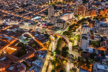 aerea del centro de cali colombia 