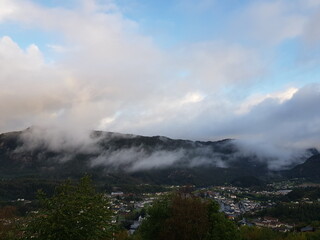 Clouds in the mountans