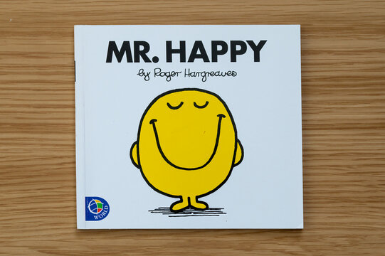 Mr Happy, Front Cover Of Mr Men Series Of Books