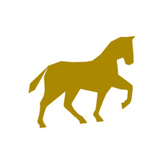 Horse icon isolated on white background