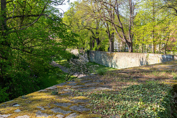 old stone wall in soest