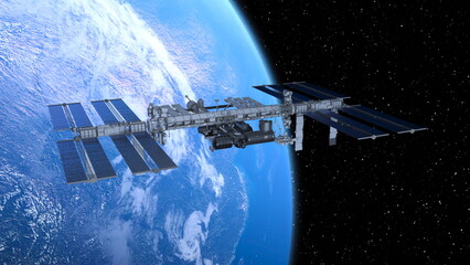 人工衛星と地球 © tsuneomp