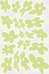 Abstract Retro Geometric seamless pattern with geometry form . Vector illustration