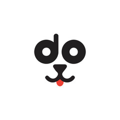 Fototapeta premium dog logo, animal, pet, veterinarian vector