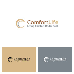 Letter C Feather Logo Design