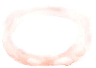 Light watercolor frame, border, art decoration, sketch. Illustration hand drawn modern