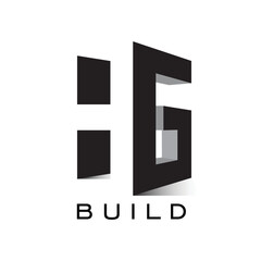 build logo HG build logo vector