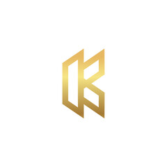 K modern luxury symbol  logo