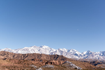 landscape with snow