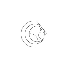minimal logo design template symbol