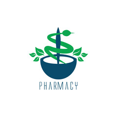 Pharmacy logo icon vector template