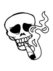 Joint rauchen Schädel Weed 