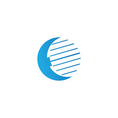 digital money logo, modern web bank logo