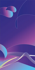 green, vector, wave, illustration, design, wallpaper, art, light, pattern, halftone, curve, backdrop, texture, 3d, decoration, purple, dot, blue, lines, dots, digital, line, rainbow, web, template, co