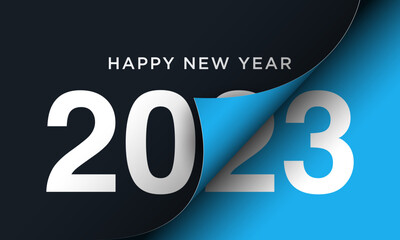 2023 Happy New Year Background Design.
