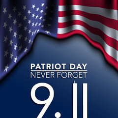Patriot Day Background Design.