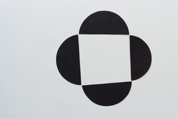 frame composed of semi-circles