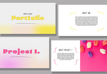 Portfolio with Doodled Elements