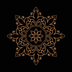 Amazing vector mandalas in different themes in oriental style for luxury logos, designs