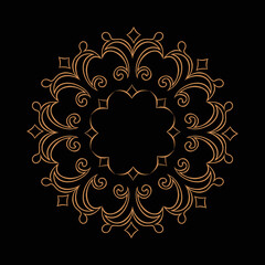 Amazing vector mandalas in different themes in oriental style for luxury logos, designs