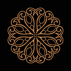 Amazing vector mandalas in different themes in oriental style for luxury logos, designs