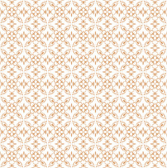 Golden ornamental seamless pattern for decor, print, wallpaper, background