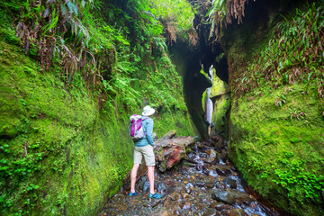 Hidden waterfall