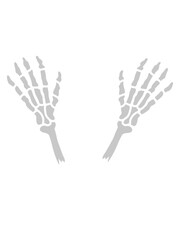 Abgetrennte Skelett Hände Knochen 