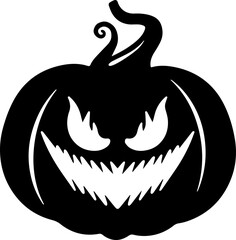 Pumpkin Halloween Horror Face
