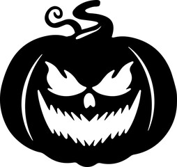 Pumpkin Halloween Horror Face
