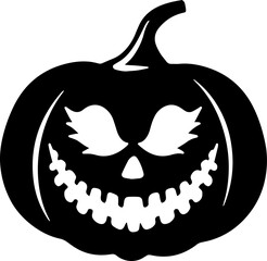 Pumpkin Halloween Horror Face
