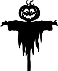 Scarecrow Halloween Silhouette
