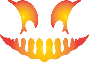 Halloween spooky Face Pumpkin
