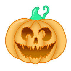 Halloween Scary Face Pumpkin
