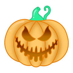 Naklejka premium Halloween Pumpkin 