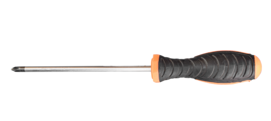screwdriver isolated on transparent background - PNG format.