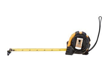 Measuring Tape isolated on transparent background - PNG format.