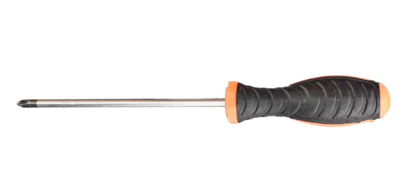 screwdriver isolated on transparent background - PNG format.