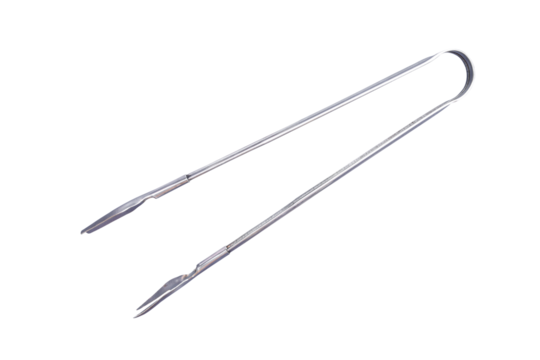 kitchen tongs isolated on transparent background - PNG format.