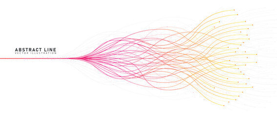 Abstract wavy lines