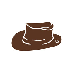 hat cowboy illustration fashion man old happy 