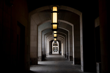 Fototapeta premium archway of train station in washington DC