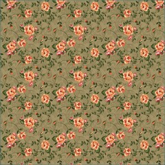 Illustration Flower ditsy Classic Rose