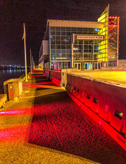 Broadway Pier in Downtown San Diego, located on San Diego Bay at the intersection of Broadway and...