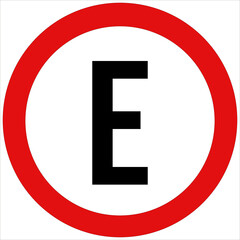 Park. Traffic Sign Parking Regulations. Free to park your vehicle